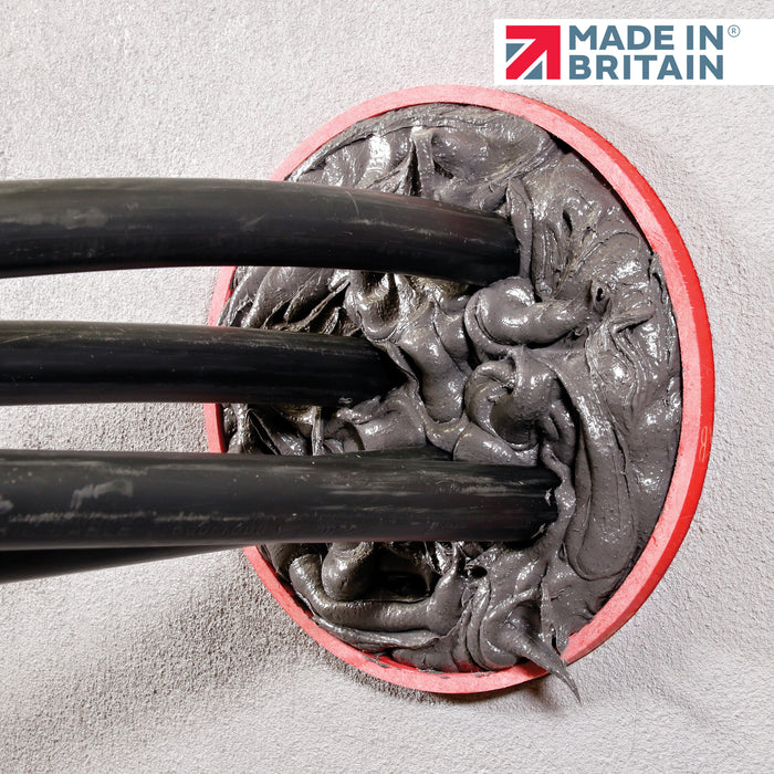 Duct Seal LG - Completey filled with GreyStuff sealant (RedStuff can also be used)