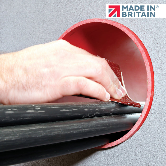 Duct Seal LG - Installation Step 2 - Clean and abrais the cables & duct to remove grease, dirt, and any old sealant