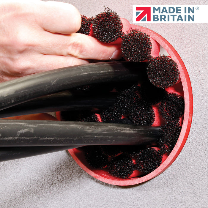 Duct Seal LG - Installation Step 2 - Clean and abrais the cables & duct to remove grease, dirt, and any old sealant