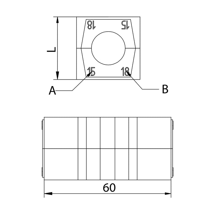Hawke HF Cable Blocks