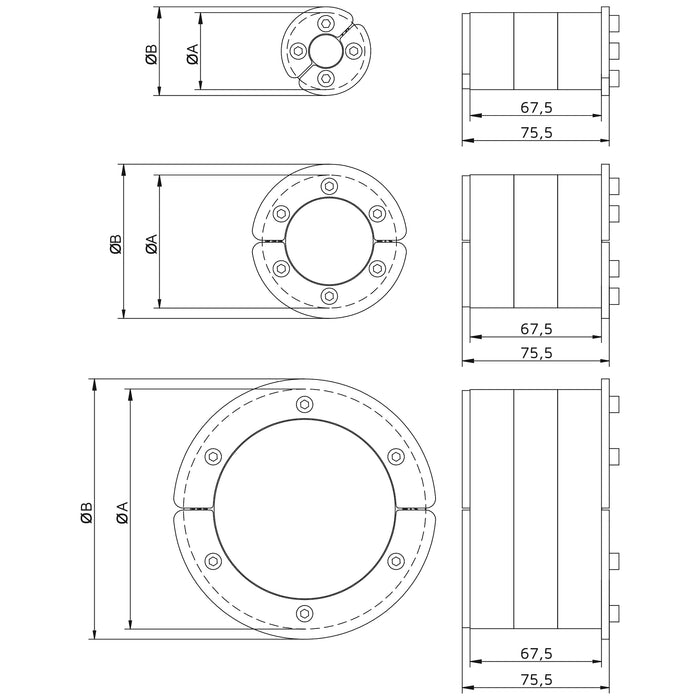 Hawke HRST Round Transit Frame