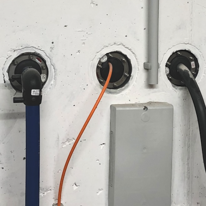 Kraso Type FE - Cast-in Concrete Sleeve, installed on site together with Universal mechanical seals