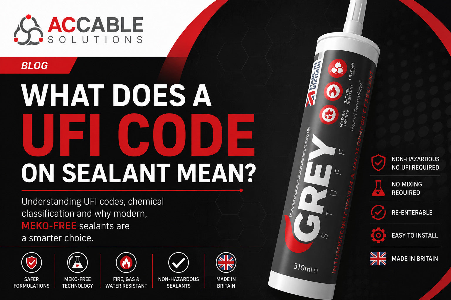 What Does a UFI Code on Sealant Mean? | AC Cable Solutions