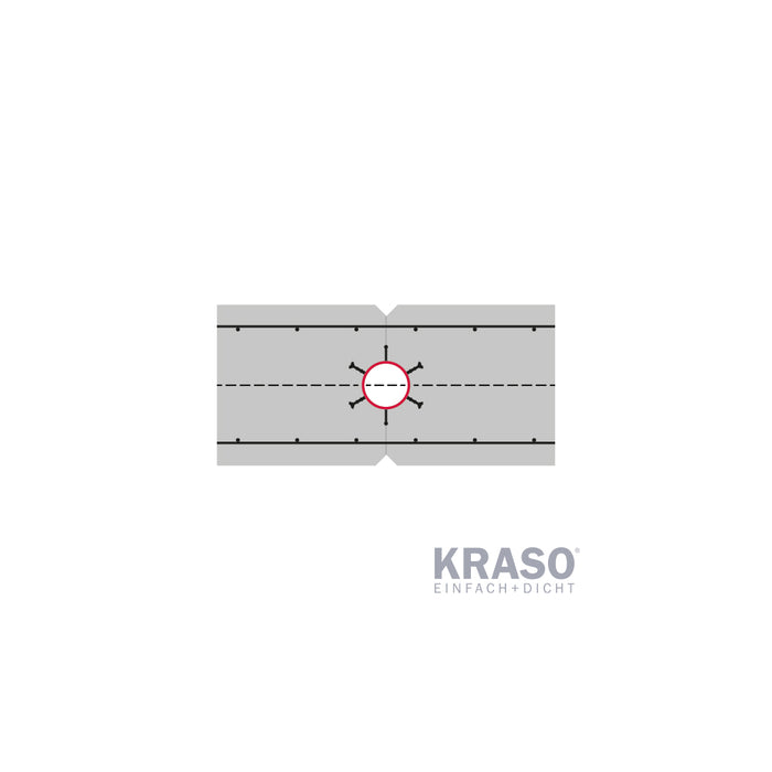 KrasoFlex Star Tube - Concrete Crack Inducer