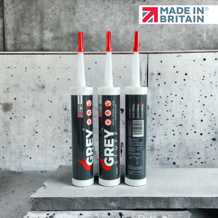 Grey Stuff Intumescent Water & Gas Tight Duct Sealant