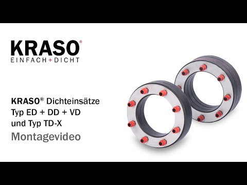 Kraso – 3.0 Bar – Single Pipe or Cable Duct Sealing System – Type DD Video